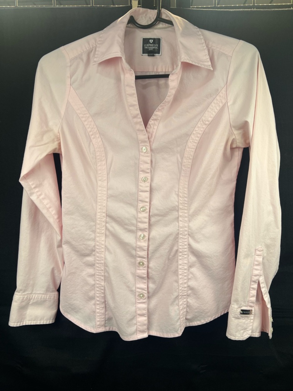 Express Pastel Pink Essential Shirt